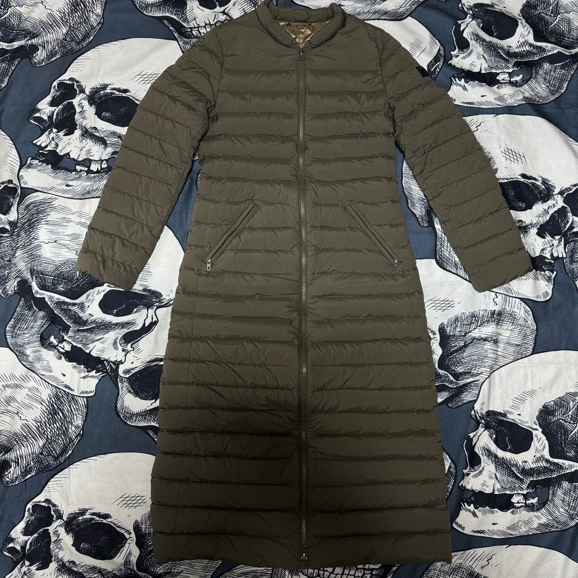 코오롱 여성 구스다운 경량 롱패딩 90 S사이즈  상품이미지1