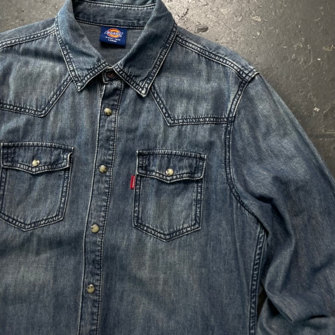 100 디키즈 데님셔츠 상품이미지2