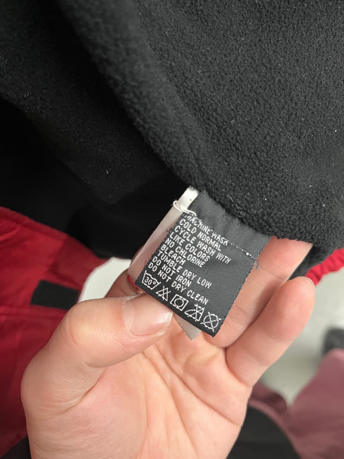 폴로진 컴퍼니 레드 블랙 배색 자켓 남L 상품이미지9