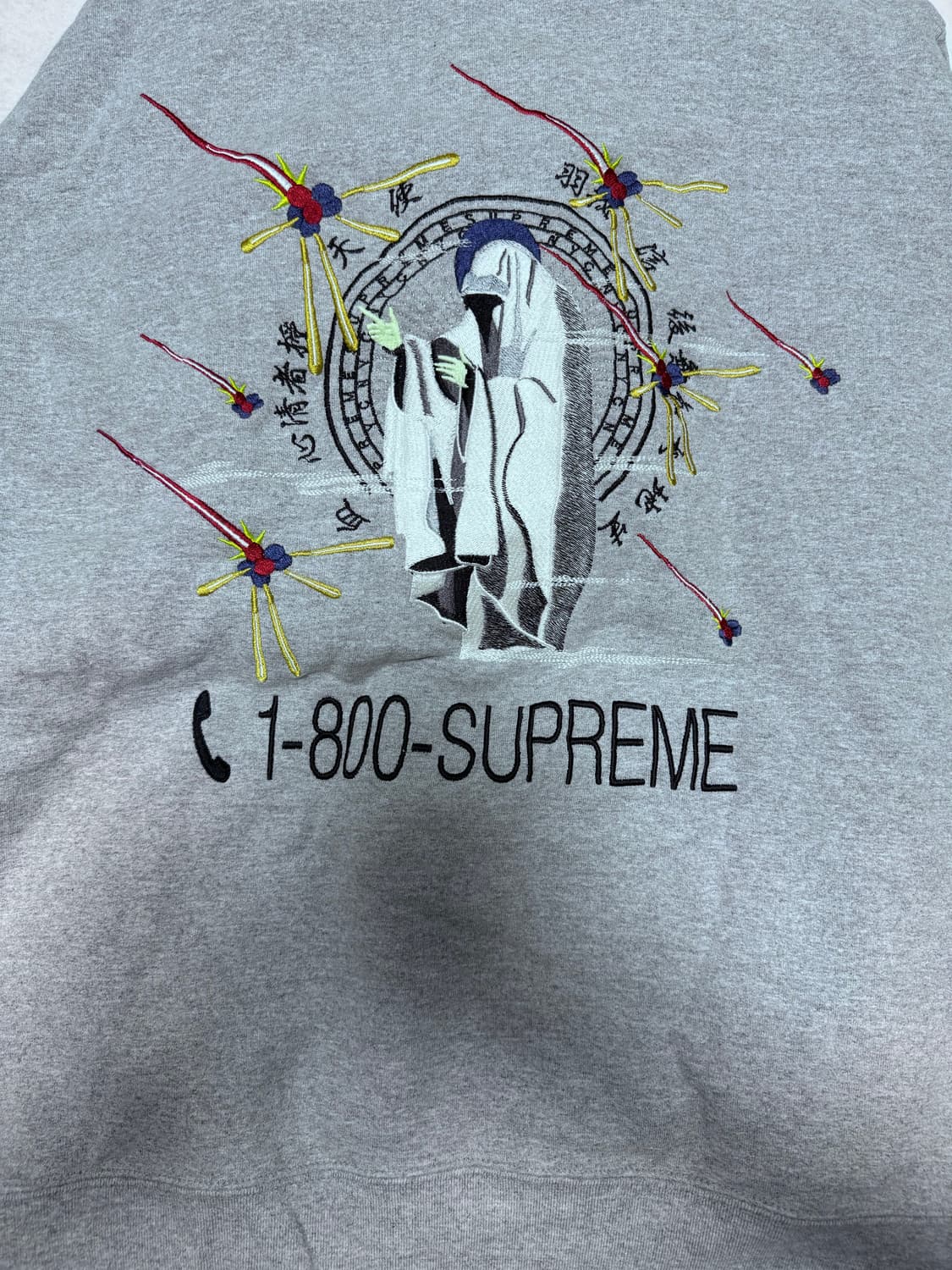 (중고/XL) 슈프림 19FW i-800 후드 그레이 XL 상품이미지7