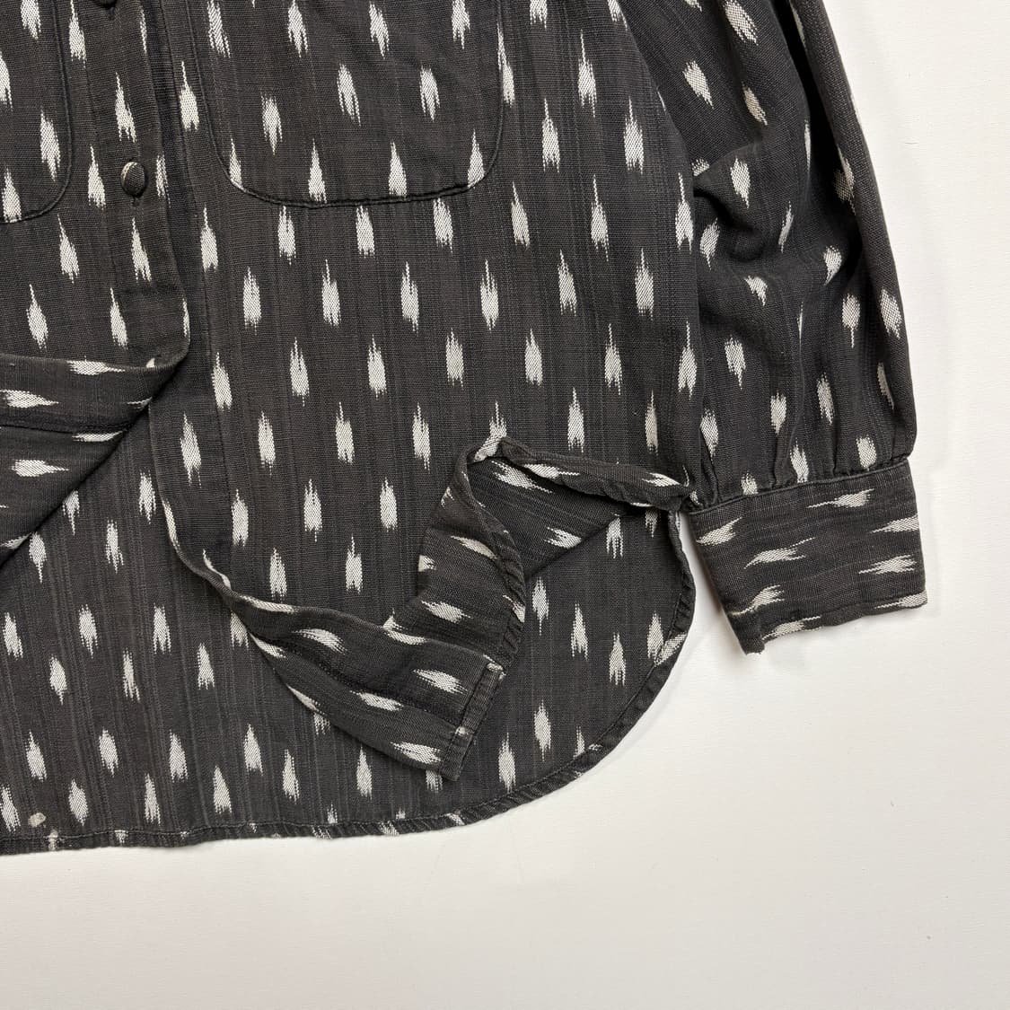 [L] Vintage HANDWOVENS pattern shirt 상품이미지5
