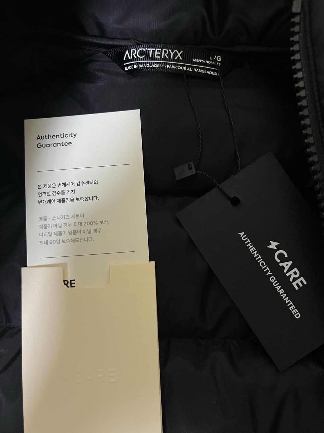 아크테릭스 토륨 후디 블랙 L 상품이미지4