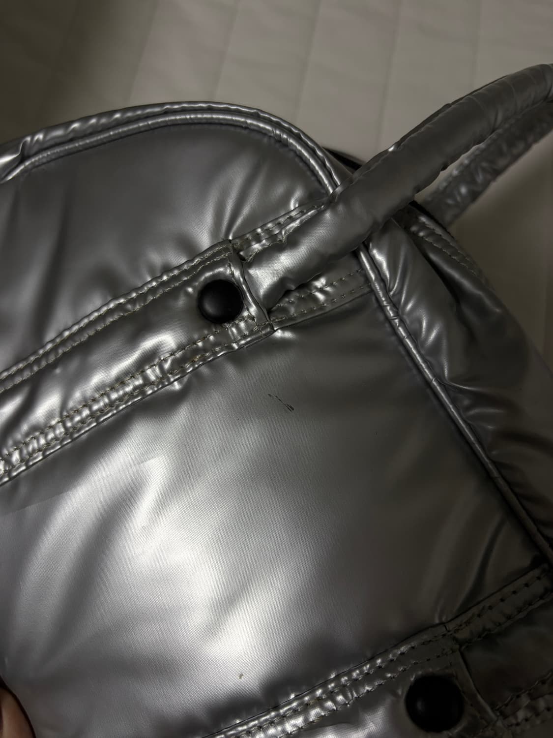 포터 보스턴백 실버 상품이미지4