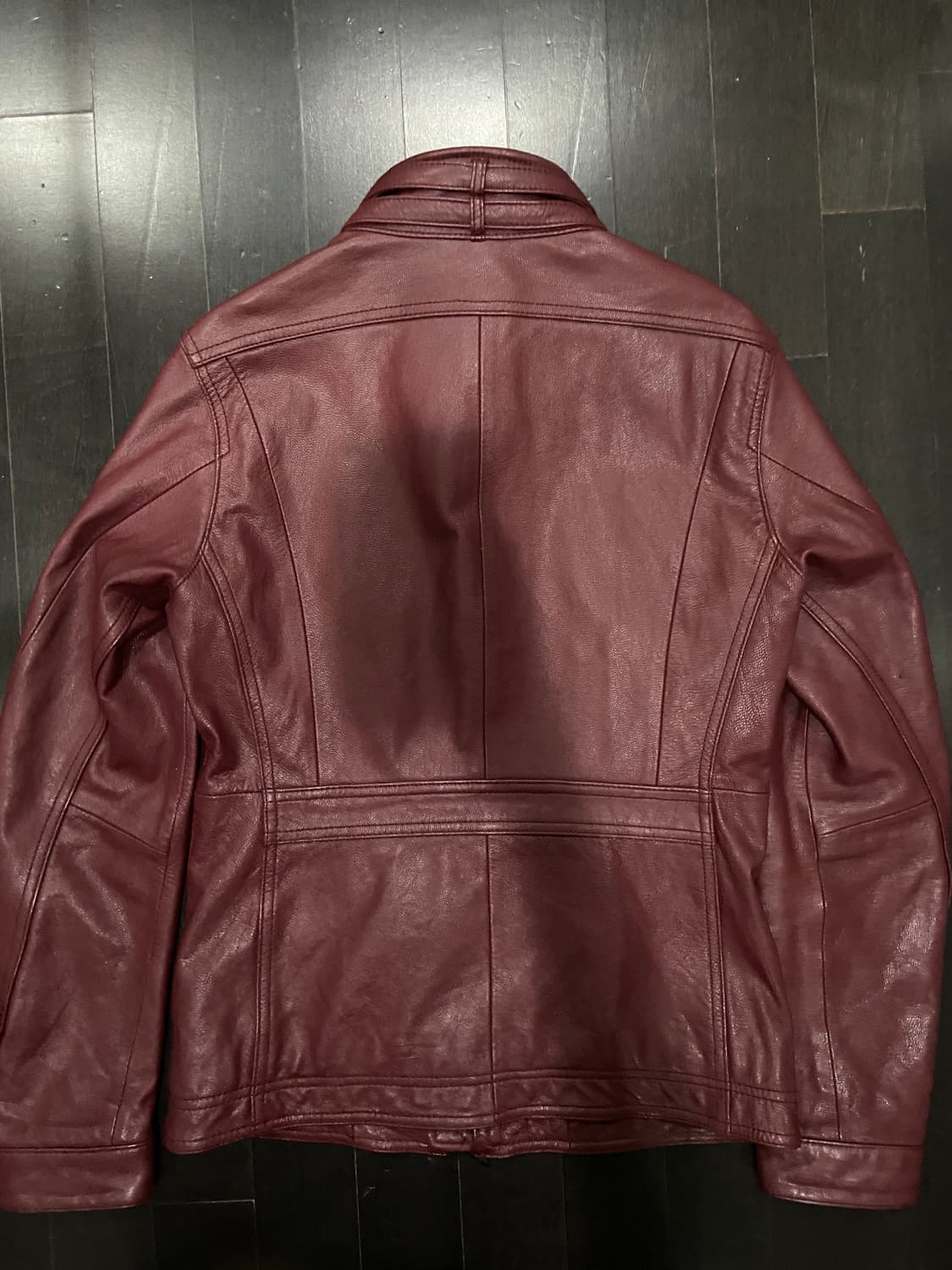Nicole Club for Men wine leather jacket 상품이미지8