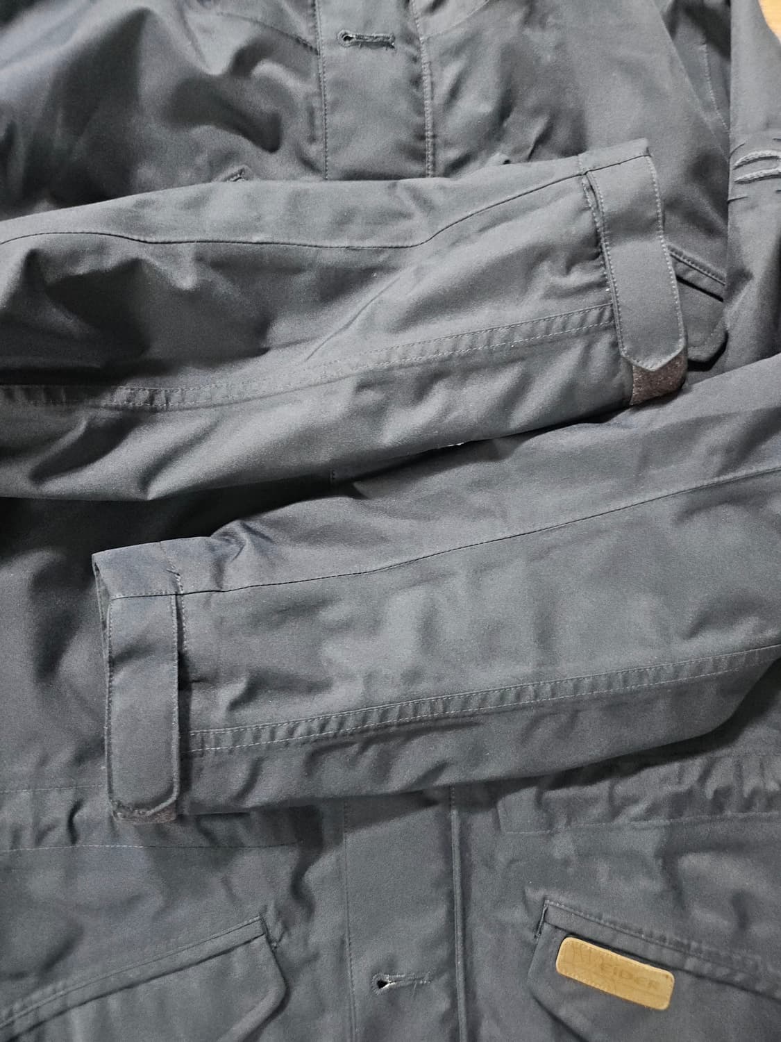 아이더 네이비 후드 야상 롱 점퍼  L 상품이미지5