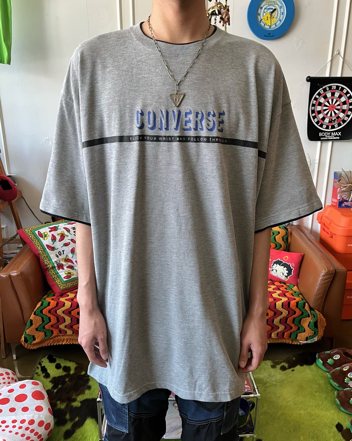 2000s Converse Big Size Skater T-Shirt 상품이미지2