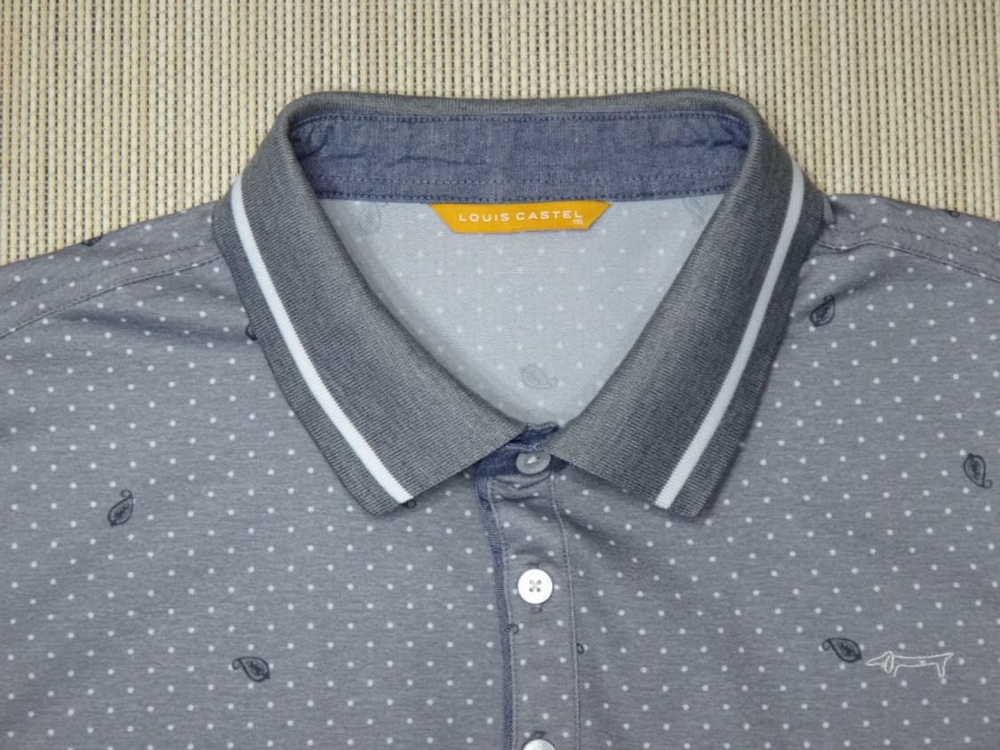 (3XL) 루이까스텔 남성 아메바 카라 반팔 티셔츠 상품이미지6
