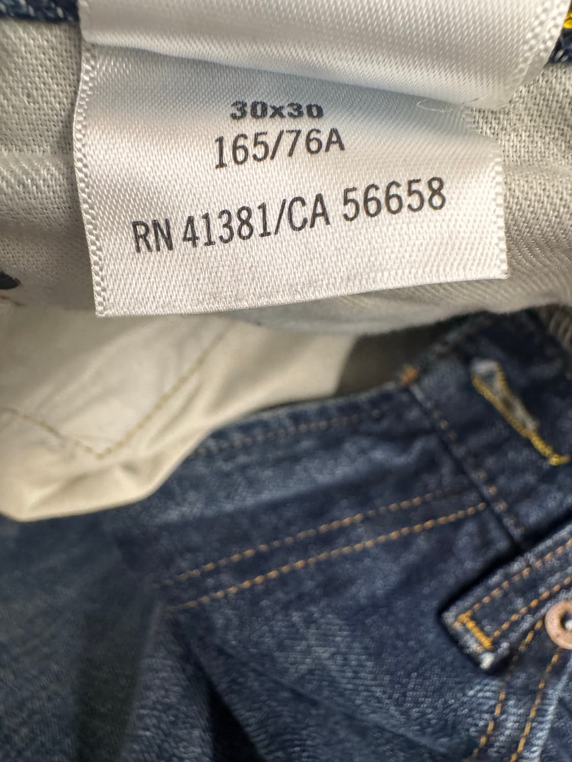 폴로 랄프로렌 데미지 데님 30*30 새상품 상품이미지3