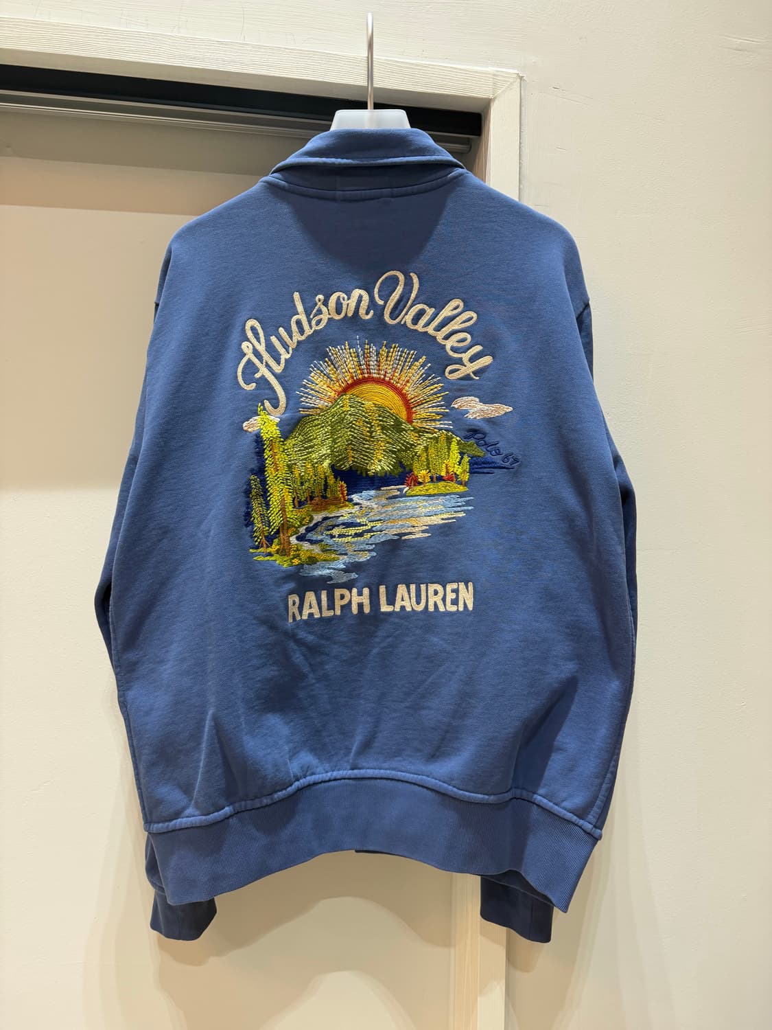 폴로 랄프로렌 허든슨밸리 블루 스웻셔츠자켓 상품이미지1