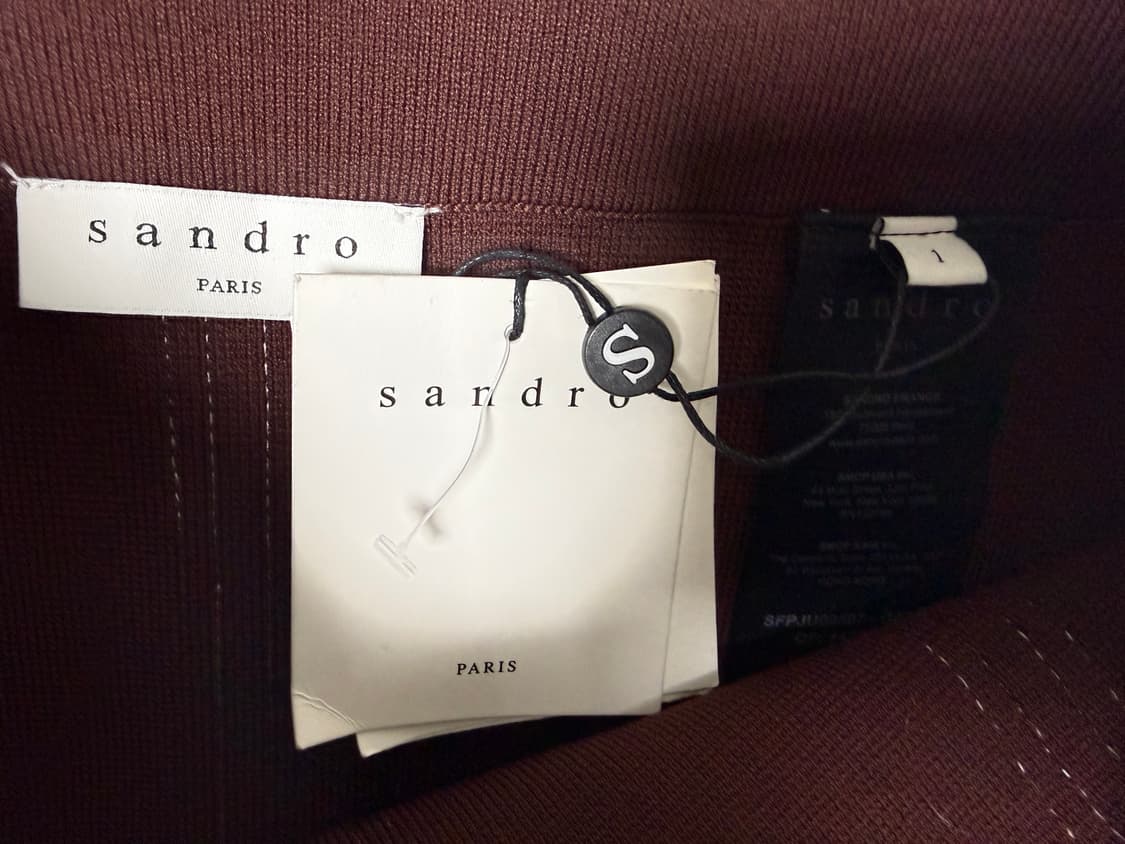 정품)산드로 니트 스커트 1 상품이미지5