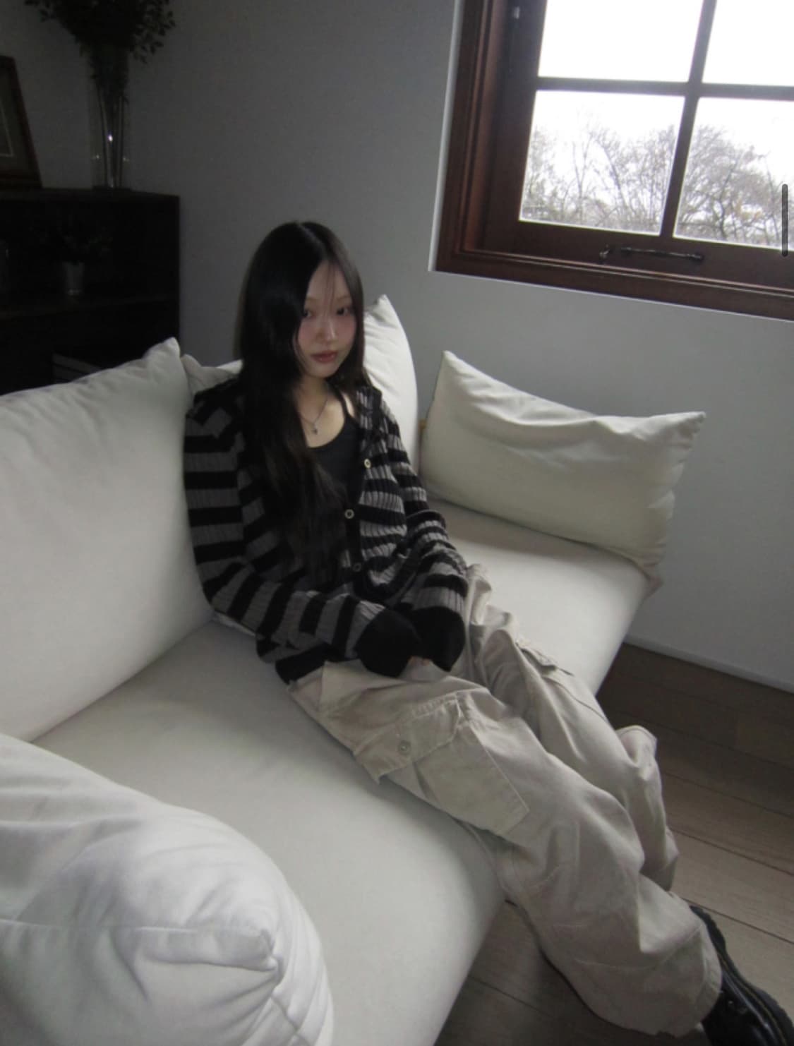 이즈이즈 DROP HOOD CARDIGAN 상품이미지1