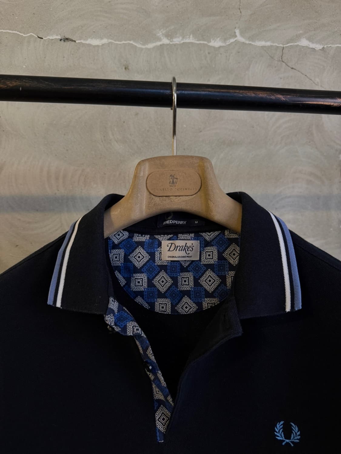 프레드 페리 X 드레익스 pk 셔츠 슬림100 상품이미지3