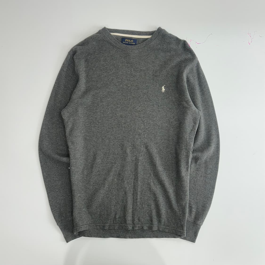 Polo 폴로 화이트포니 차콜 와플 니트 상품이미지4