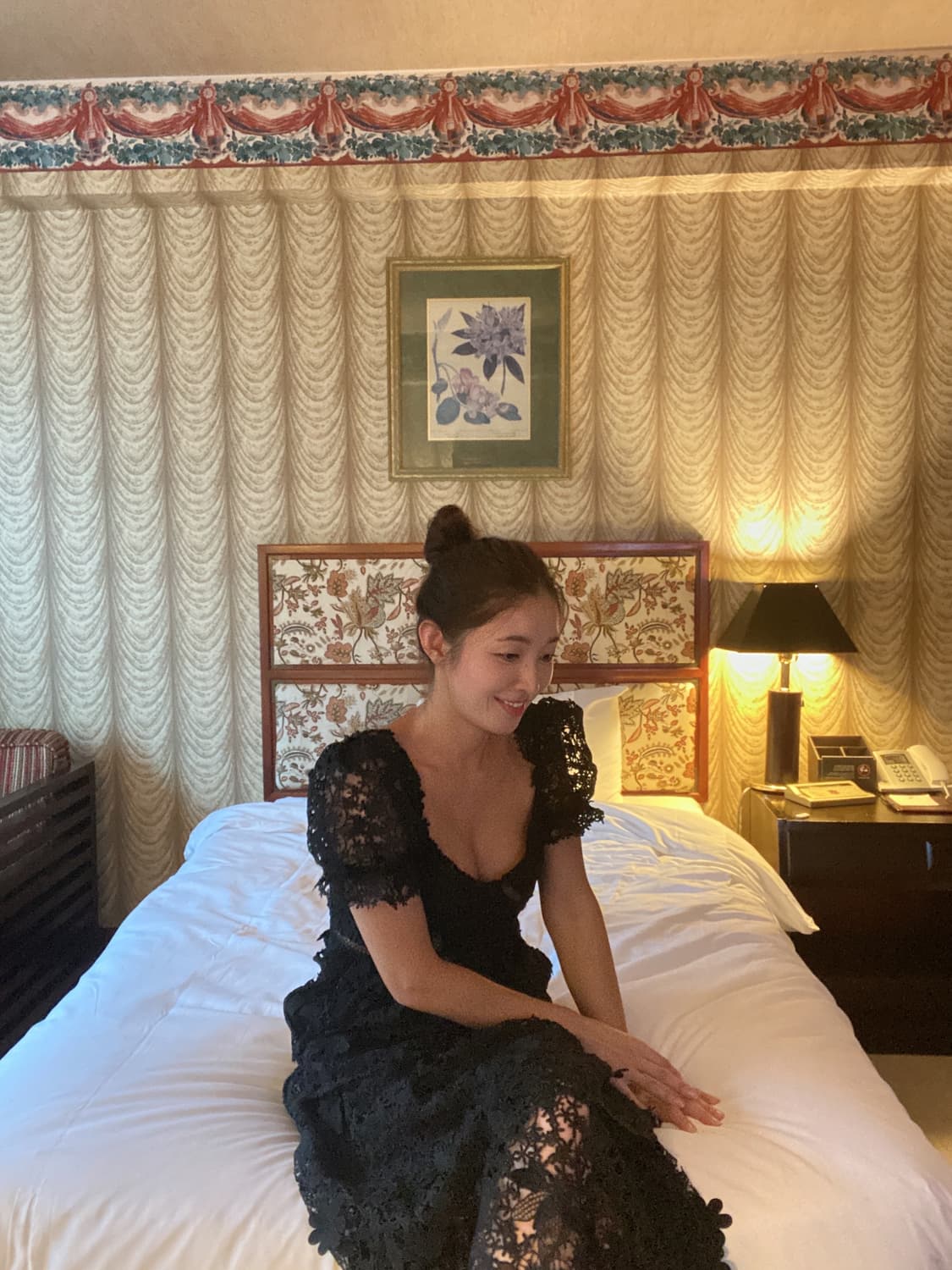 Self Portrait Tiered Guipure Lace Midi 상품이미지5