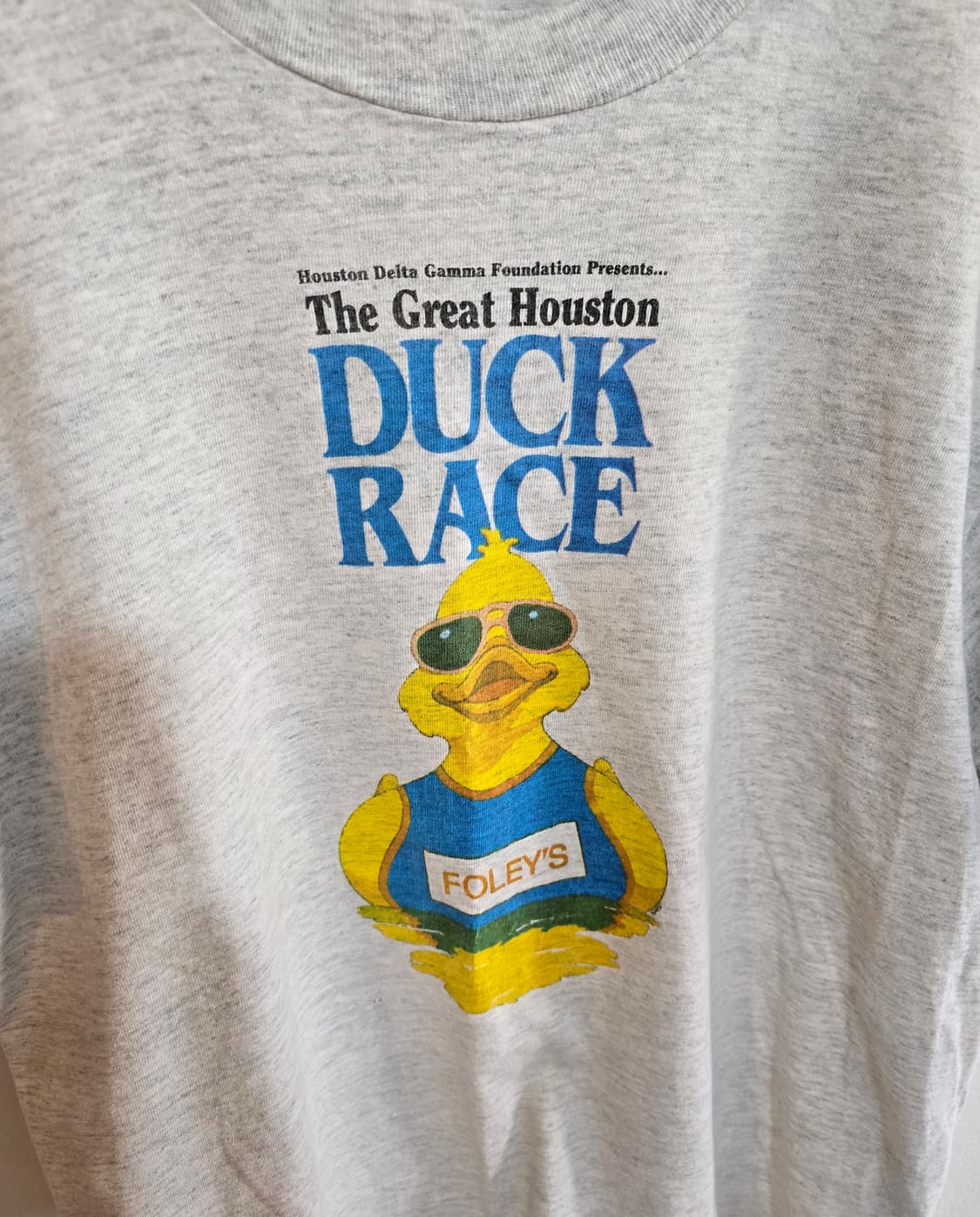 프룻 오브 더 룸 Duck Race 티셔츠 헤더 그레이 (USA) 상품이미지3