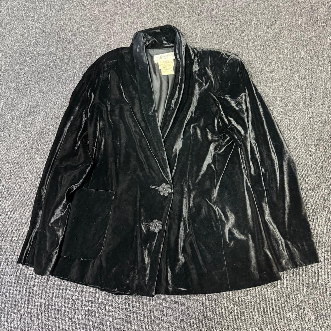 입생로랑 94s 벨벳 자켓 상품이미지1
