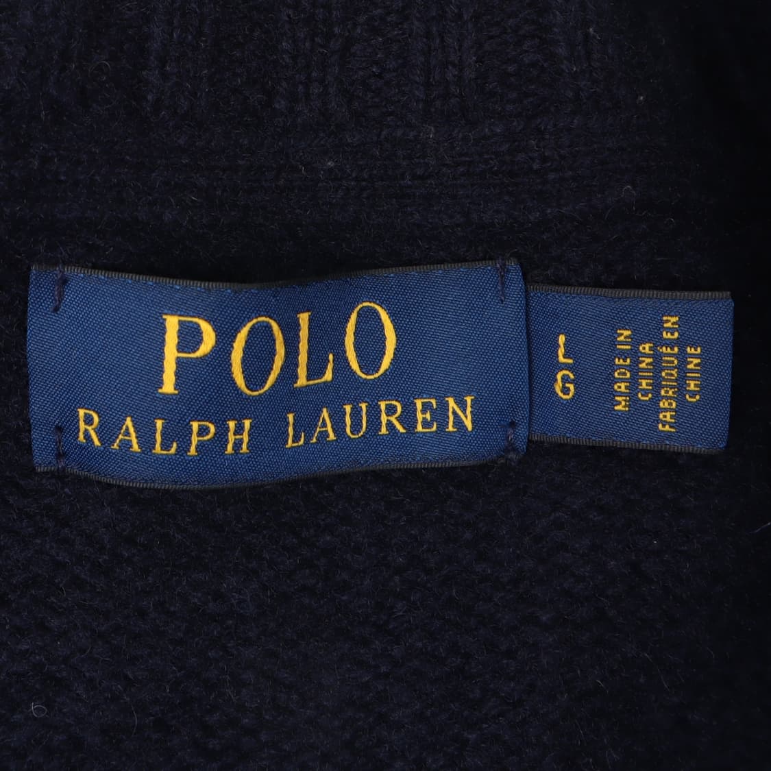 폴로 랄프로렌 네이비 빅포니 니트 집업 자켓 상품이미지8