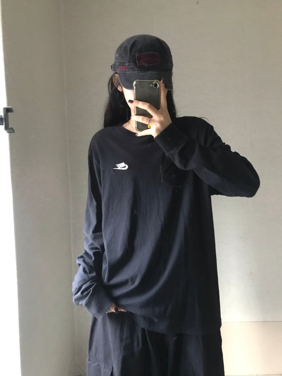 나이키 블랙 롱슬리브 상품이미지5