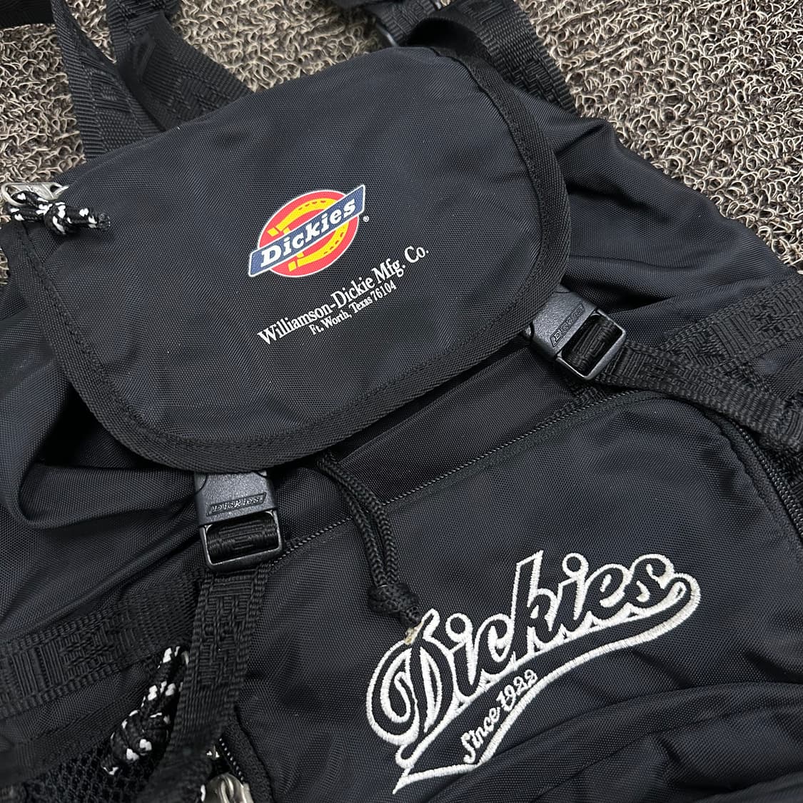 Dickies 디키즈 복조리 포켓 미니 백팩 블랙 상품이미지2