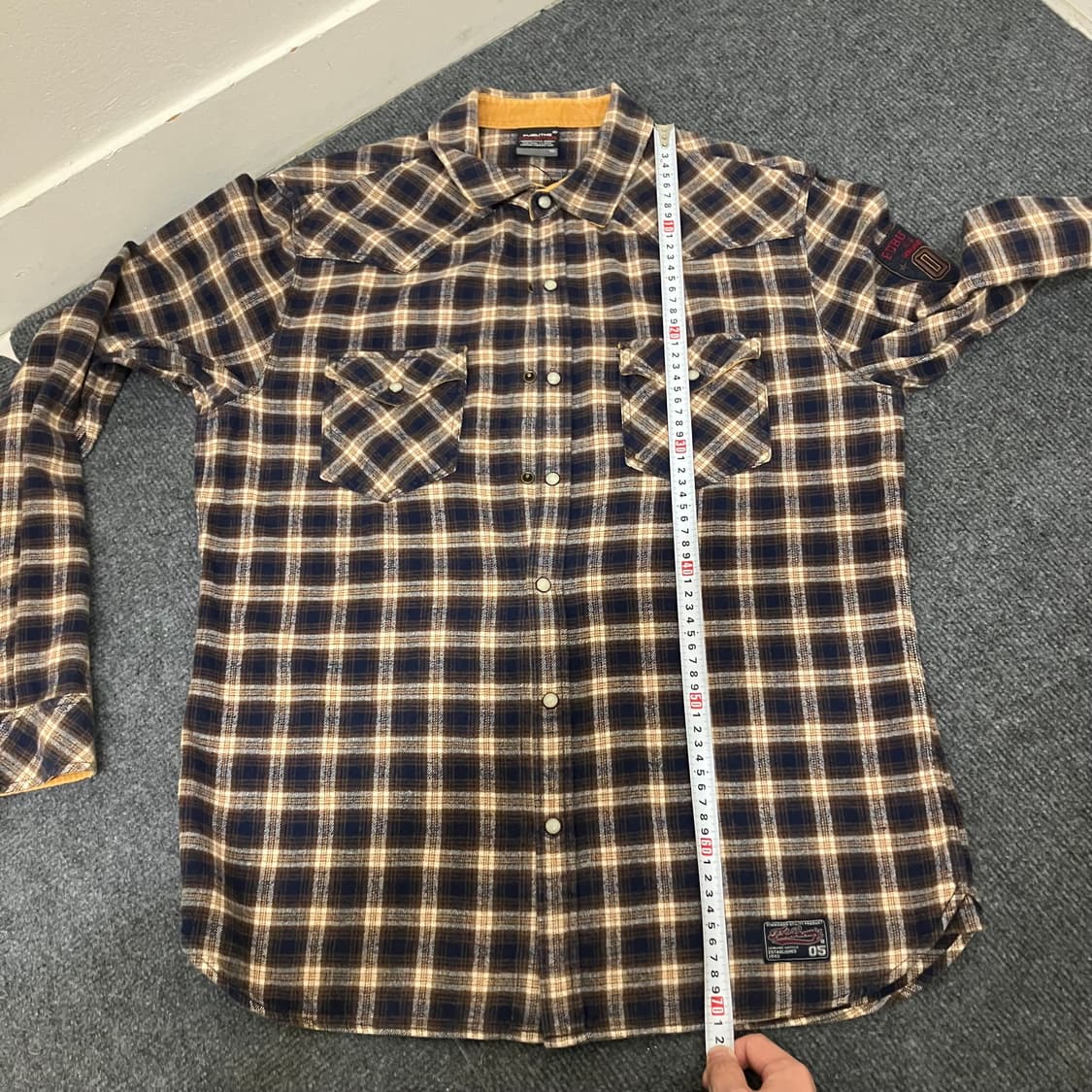 N108 푸부 후부 웨스턴 체크셔츠 상품이미지6