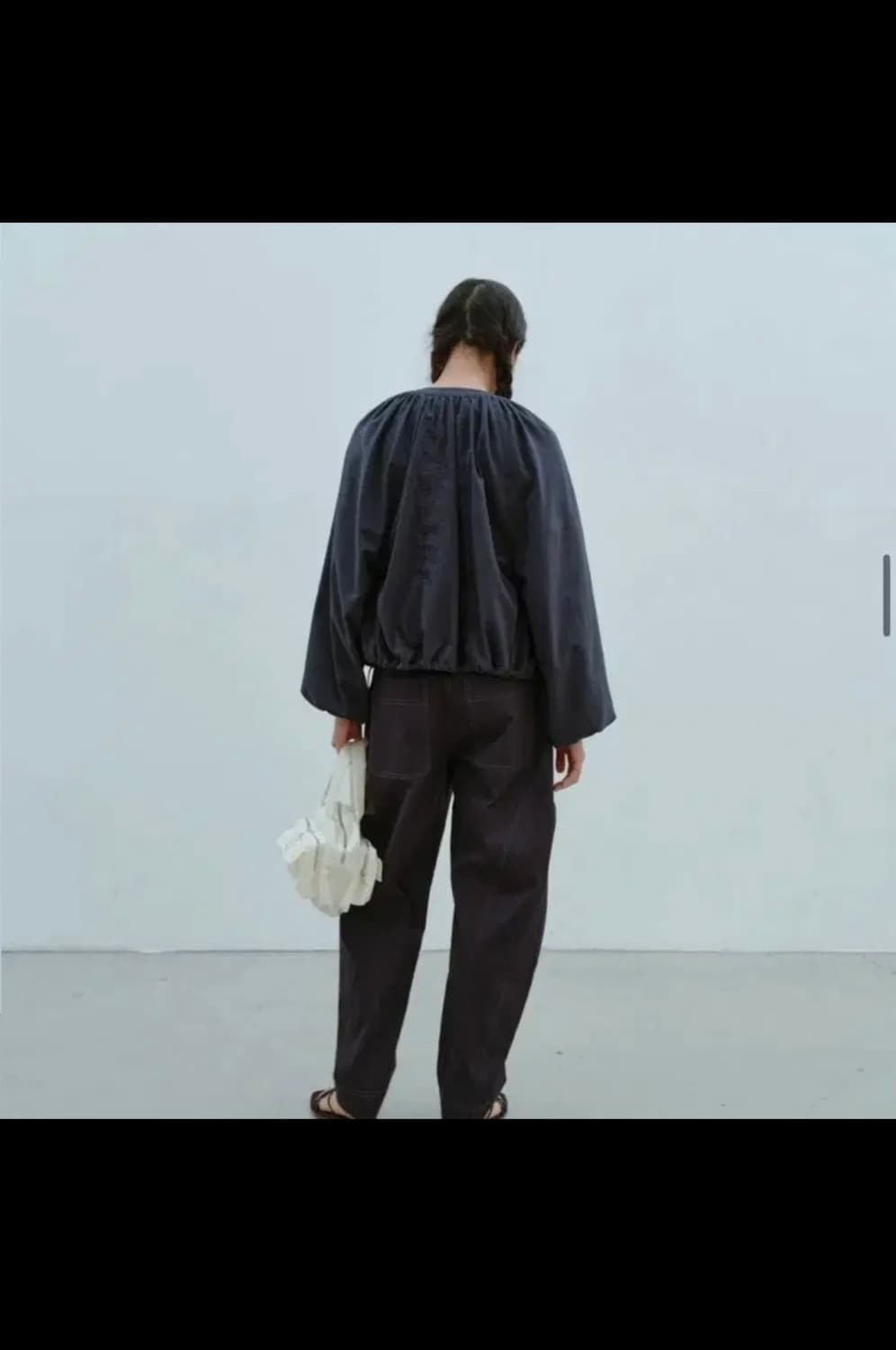 ethos curve trousers 에토스 커브 팬츠 (네이비) 상품이미지3