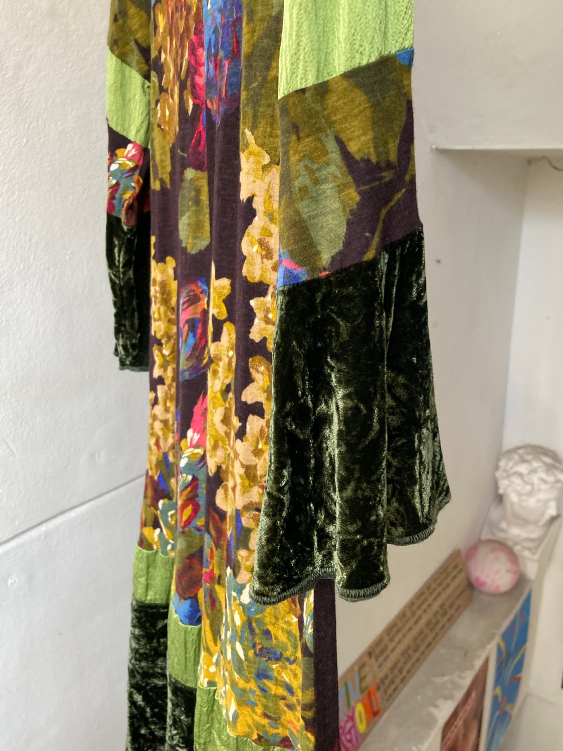 Max&Co 막스마라 플라워패턴 벨벳 원피스 상품이미지9