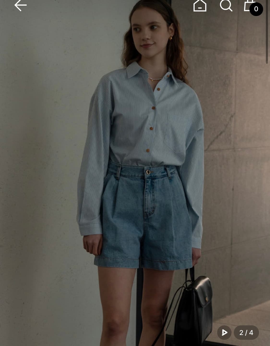 till i die 틸아이다이 데님 반바지 상품이미지2