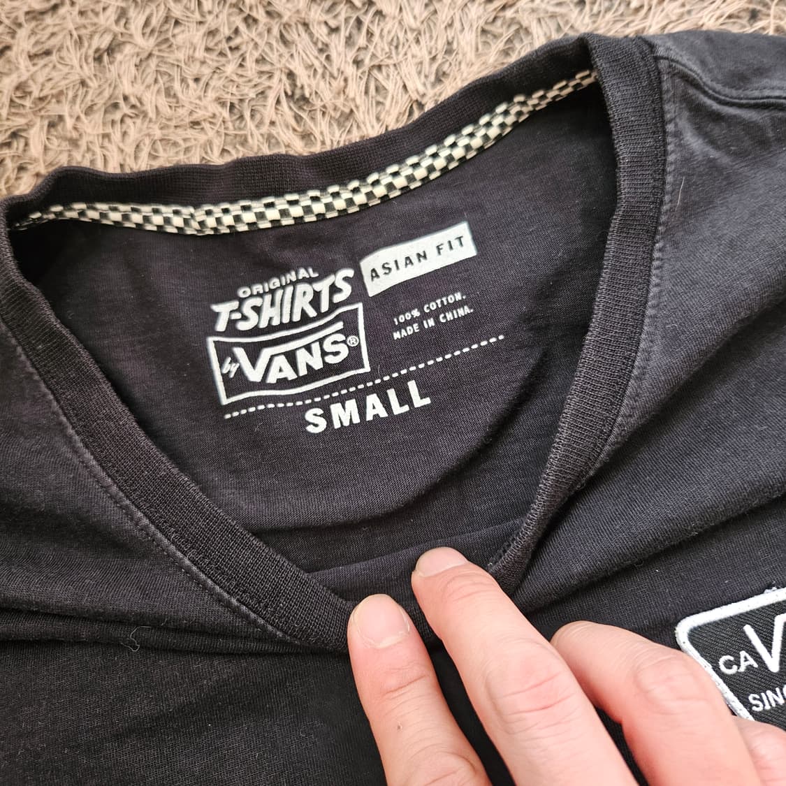 반스(Vans) 올드스쿨 스케이팅 패치드 반팔티S 상품이미지5