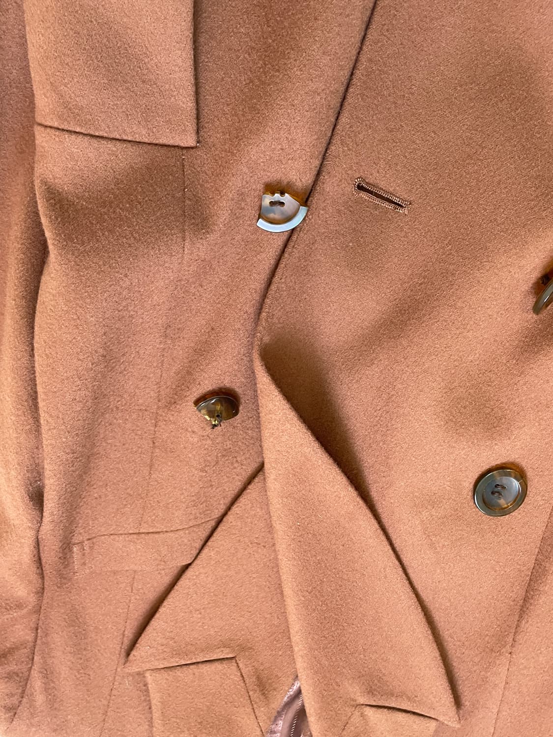 로로피아나 x 핑키앤다이앤 더블 브레스티드 체스터 코트 상품이미지7