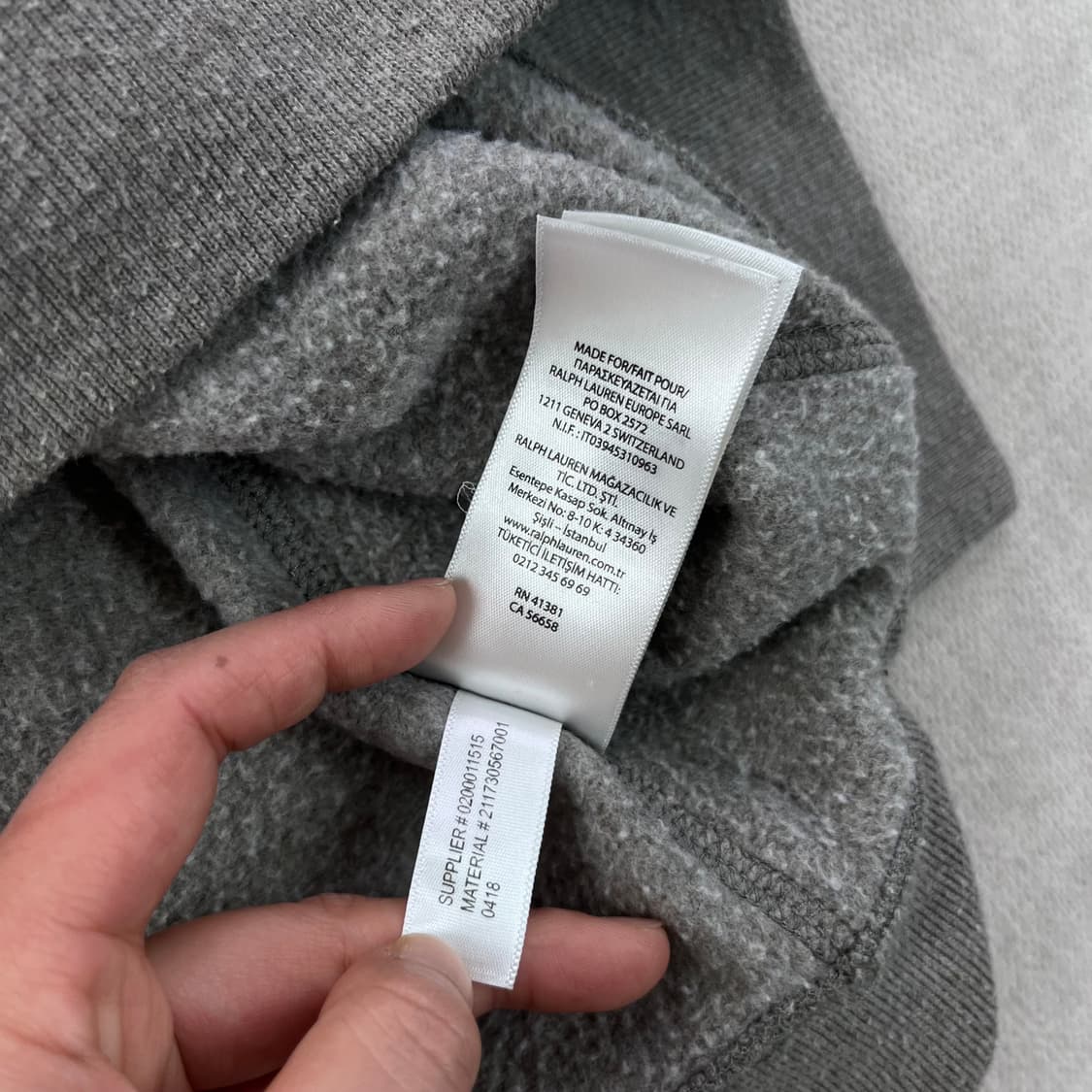 W 100 폴로랄프로렌 스몰포니 맨투맨 상품이미지7