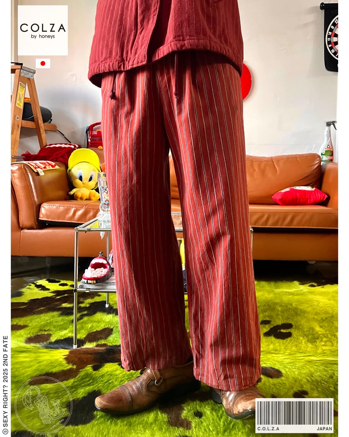 COLZA Japan Stripe Wide Trouser Pants 상품이미지1