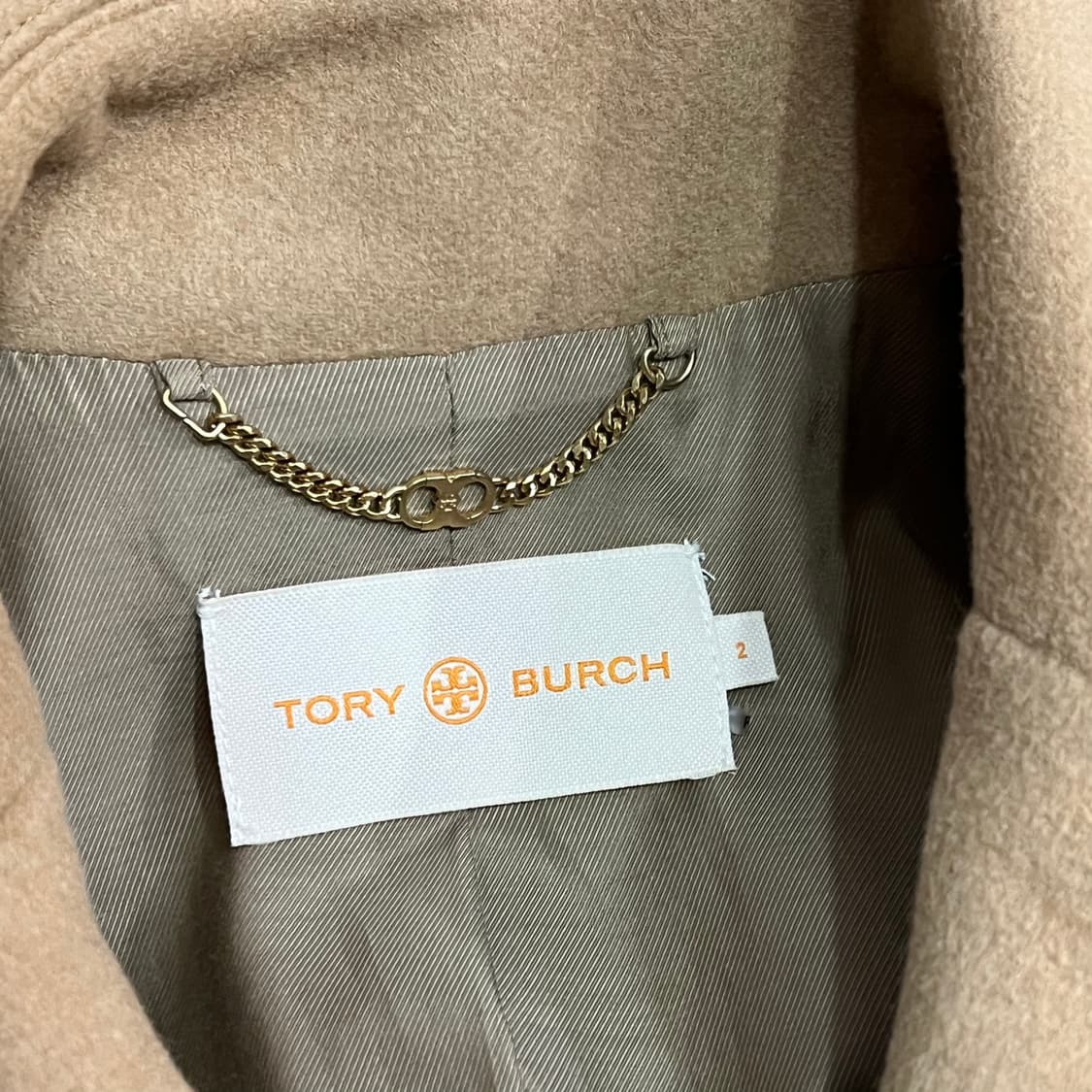  토리버치 울혼방 더블 롱 코트 y15625 상품이미지5