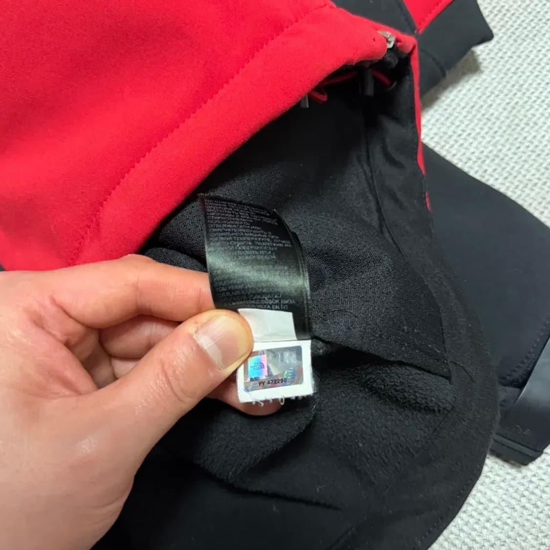 노스페이스 소프트쉘 풀 집업 자켓 상품이미지4