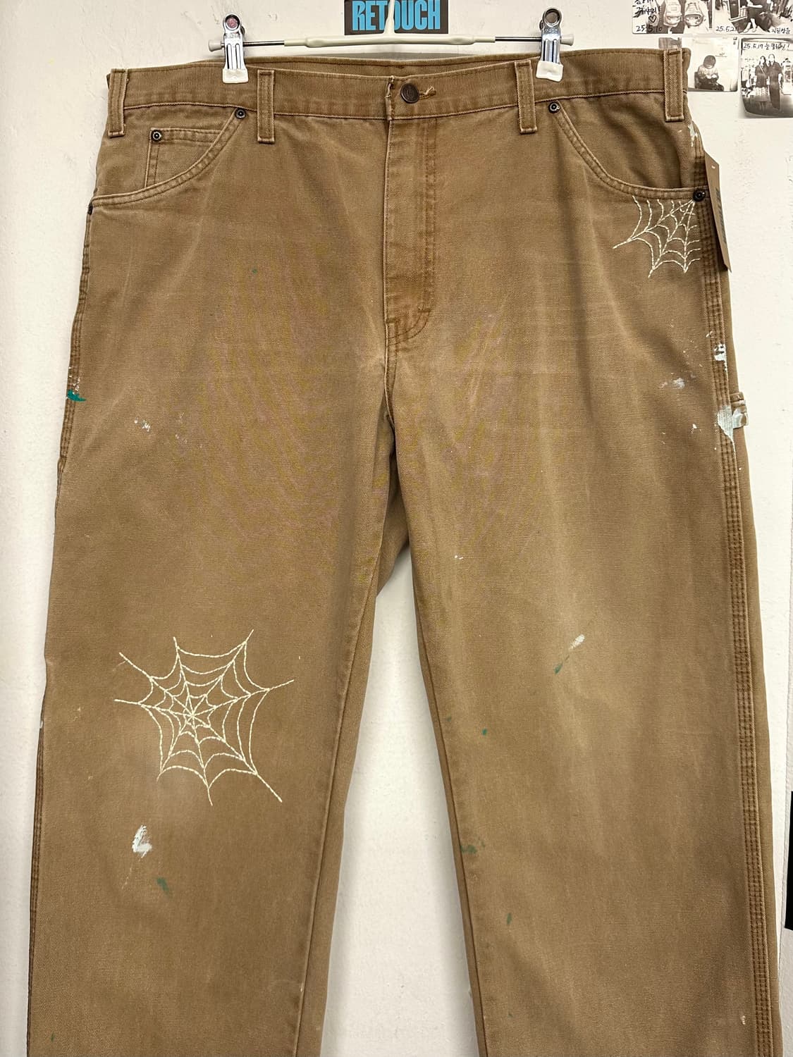 디키즈 캔버스 워크팬츠 ‘거미줄 커스텀’ 상품이미지2