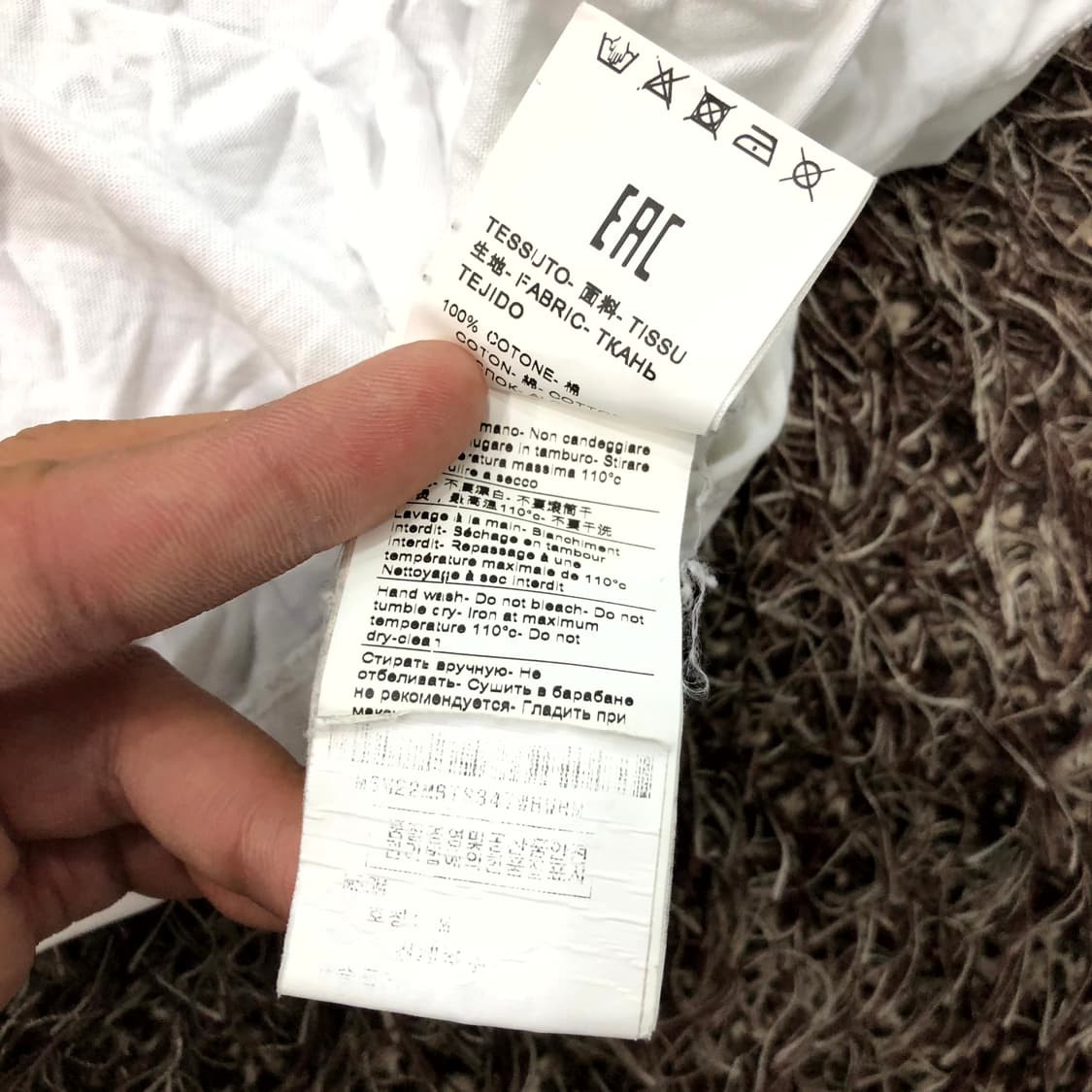  M MSGM 로고 반팔 티셔츠 상품이미지5