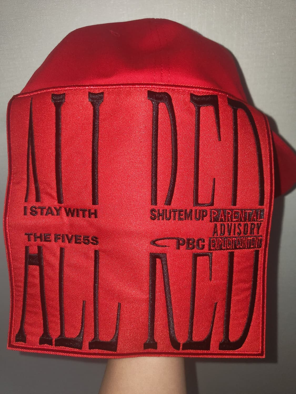 Playboi Carti ALL RED Hat L/XL 카티 올레드 헷 상품이미지2