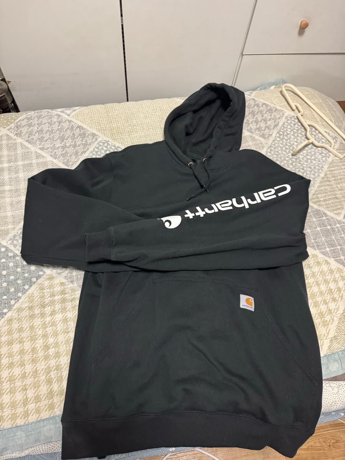 <새것>[L] 칼하트 후드티 검정 상품이미지6