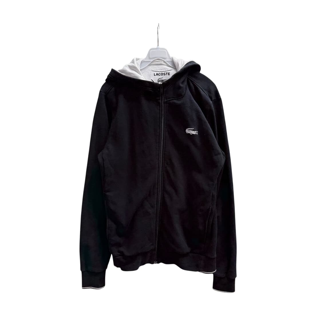 [4] 라코스테 블랙 후드집업 상품이미지3