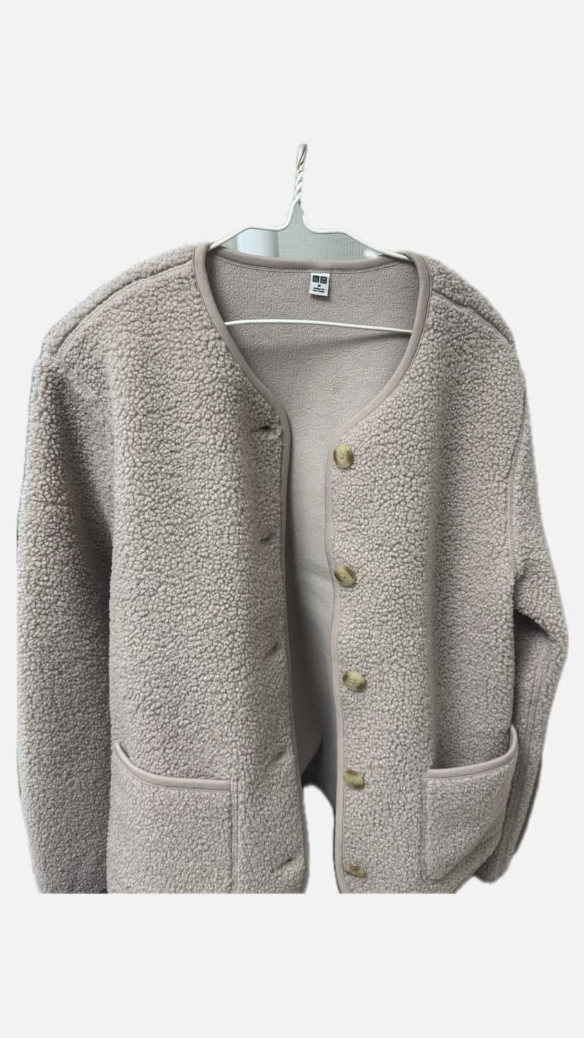 유니클로 보아 후리스 집업 상품이미지1