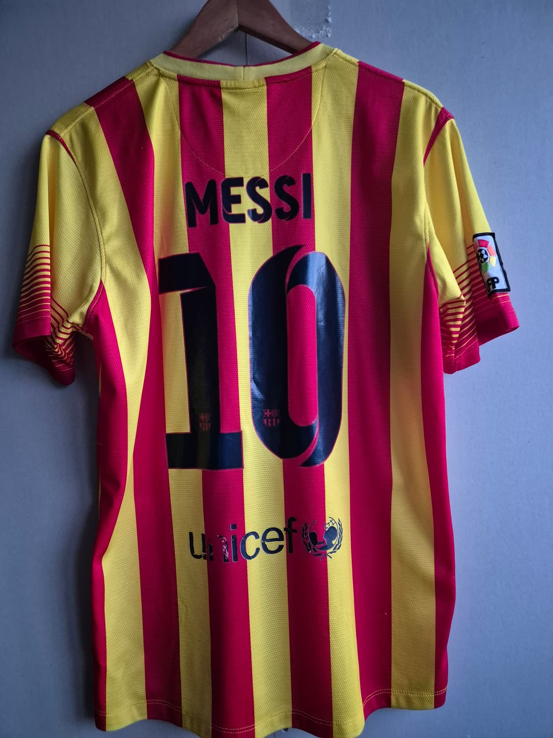 Nike 나이키 13-14 fc바르셀로나 어웨이 유니폼 10.Messi 상품이미지6