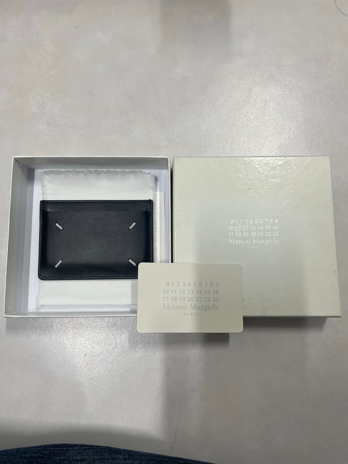 메종마르지엘라 블랙 카드지갑 상품이미지1