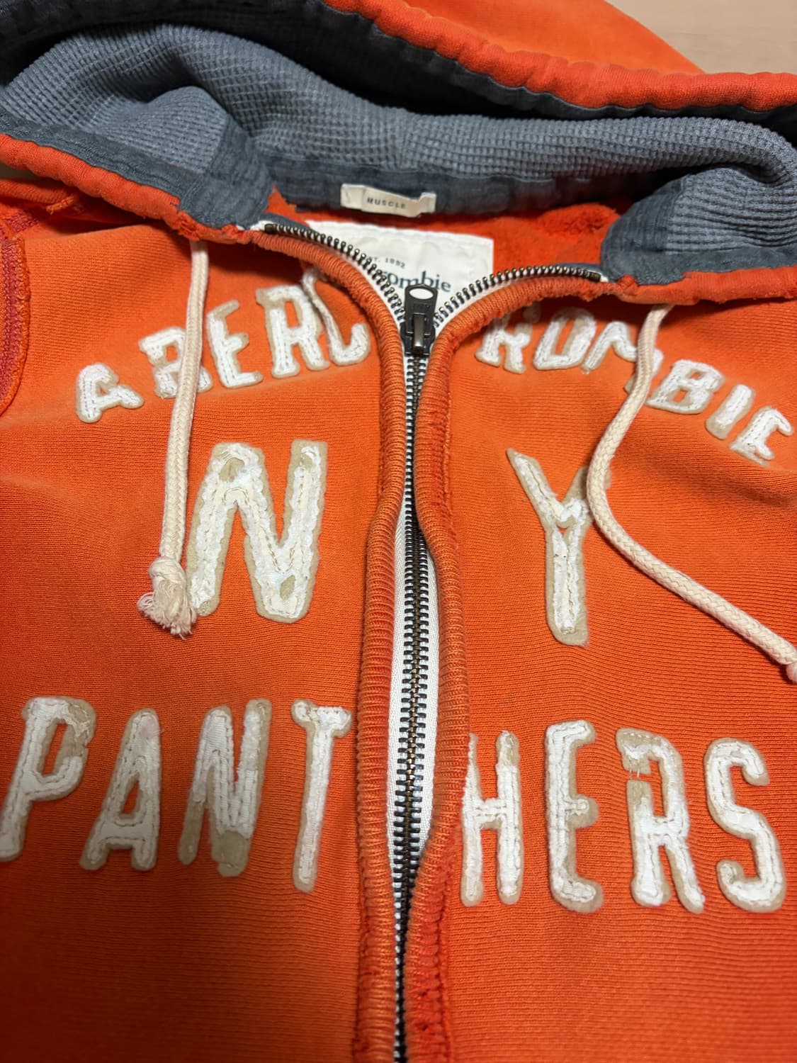 아베크롬비 오렌지 후드집업 상품이미지2