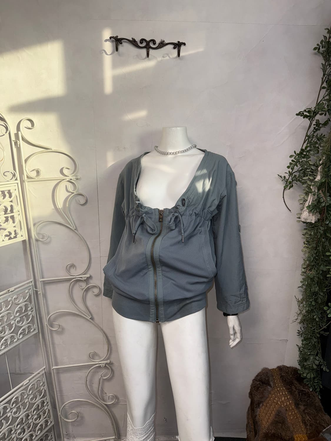 Adidas X Stella McCartney 오프숄더 바람막이 상품이미지8