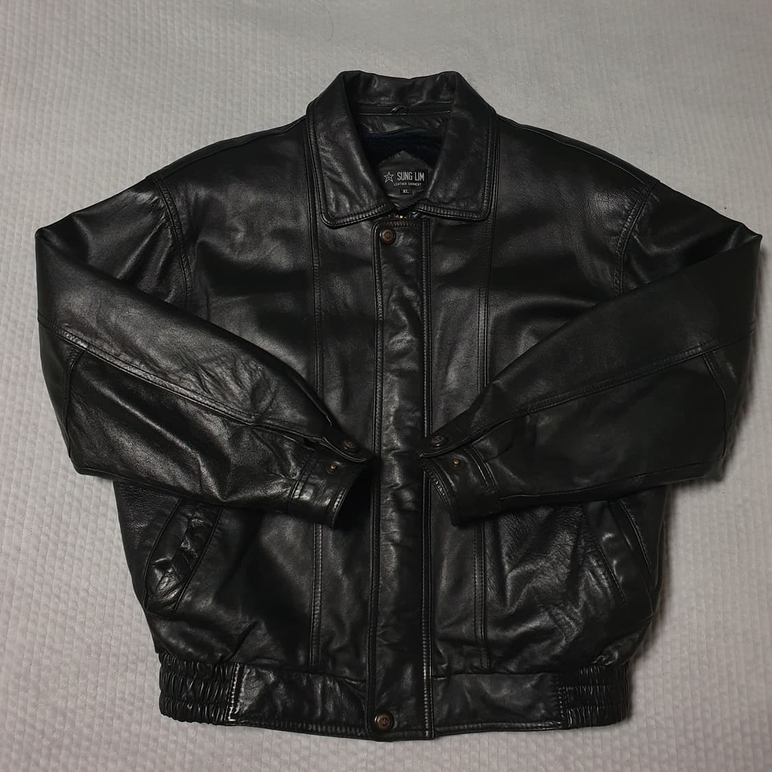 빈티지 양가죽 봄버 자켓 상품이미지3