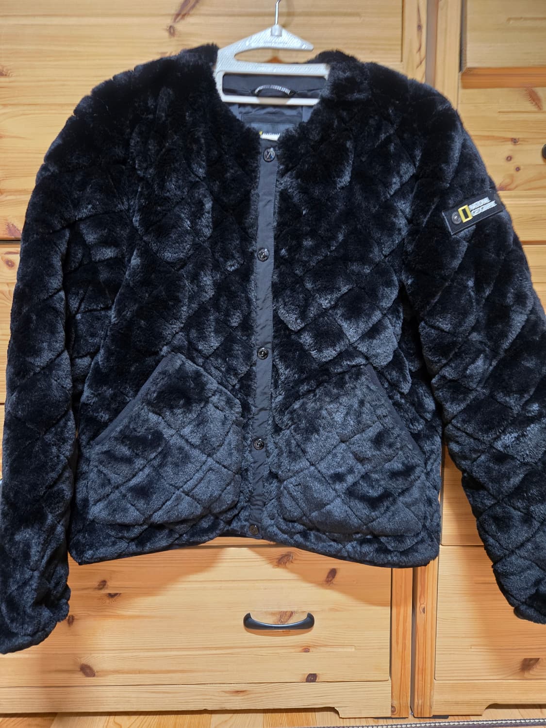 내셔널지오그래픽 여성 에코퍼 퀼팅 U자켓 상품이미지2