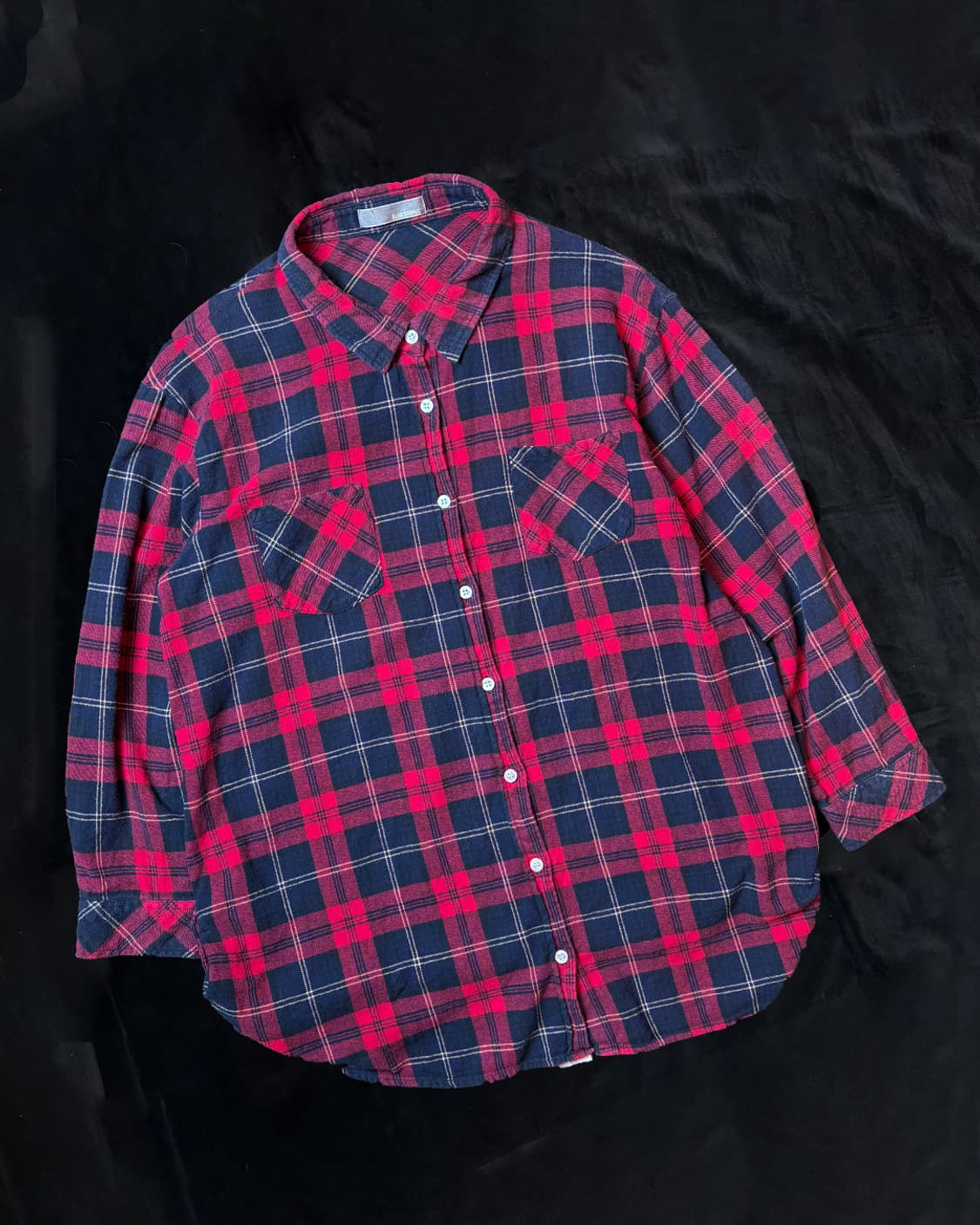 일본빈티지 BLUE STRIVE 체크셔츠 상품이미지1