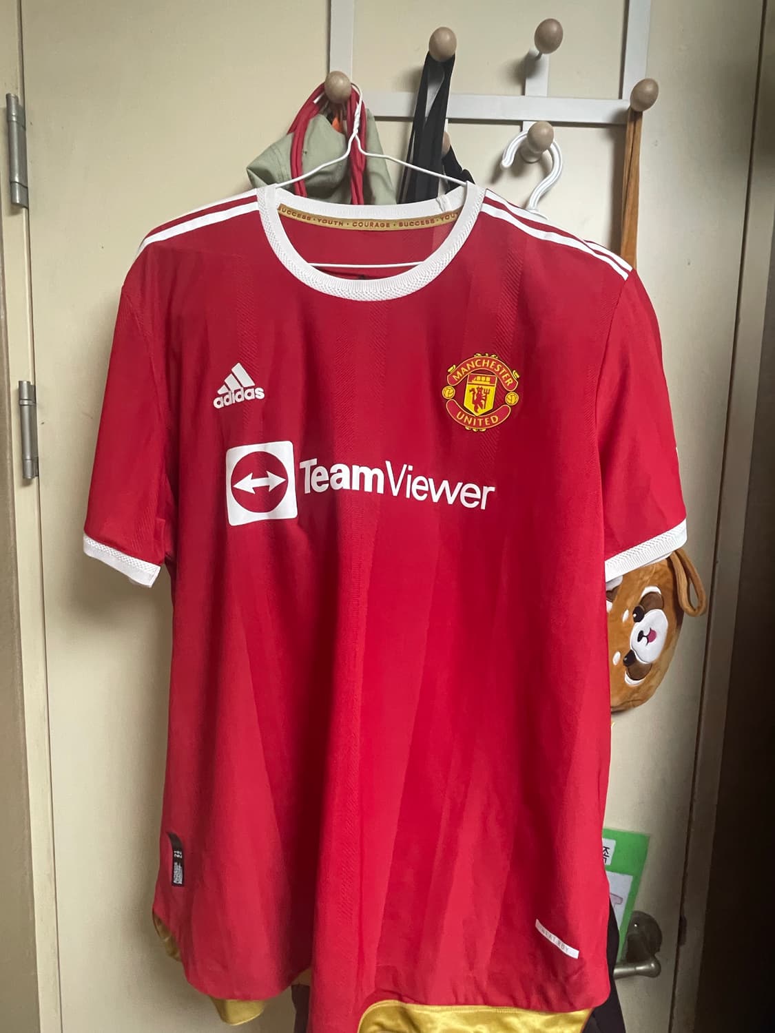 아디다스 맨유 어센틱 유니폼 해외 2xl 상품이미지1