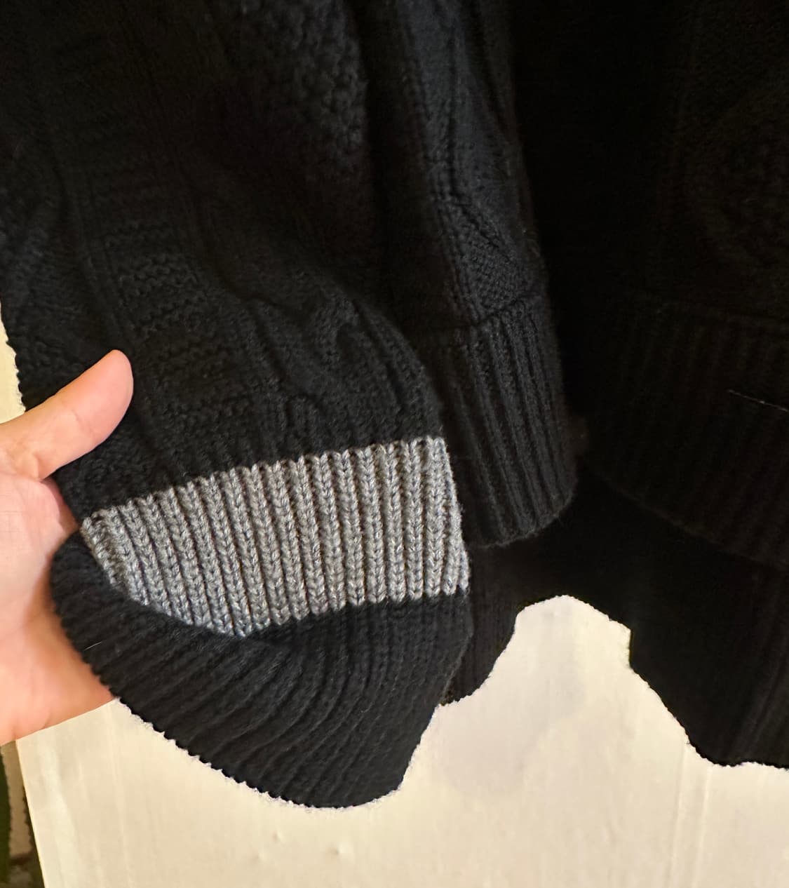 메종 미하라야스히로 케이블 니트 (F) 상품이미지3