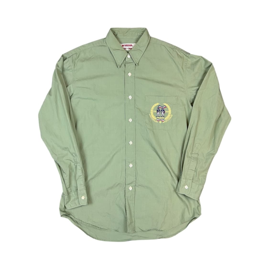 (M) 맥그리거 크레스트 자수 코튼 셔츠 TS-030 상품이미지1