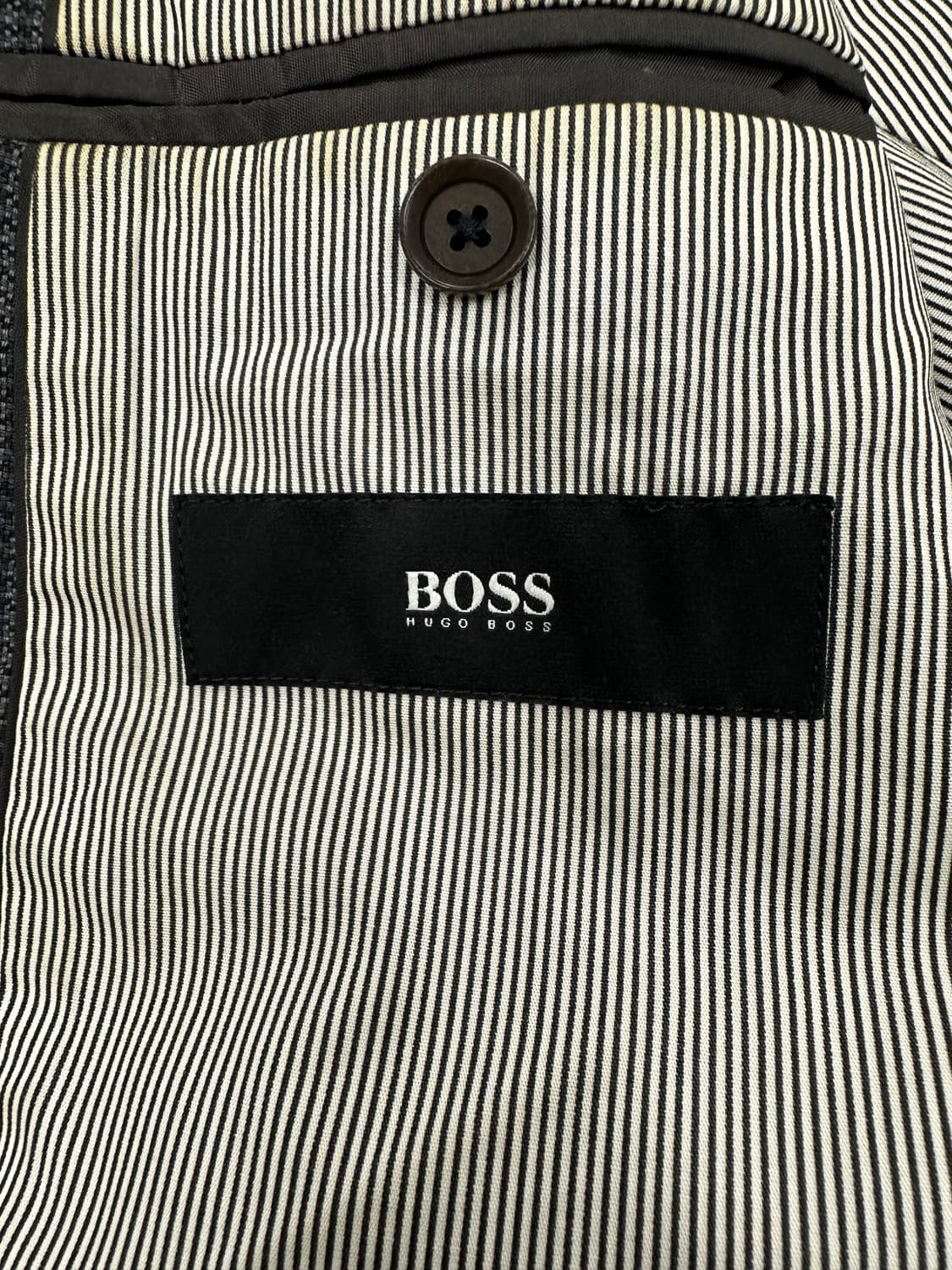 휴고보스 체크 투버튼 블레이저 상품이미지3